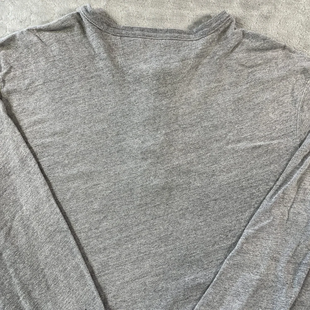Polo Ralph Lauren Henley Shirt  Mens XL Gray Long Sleeve Classic Preppy School